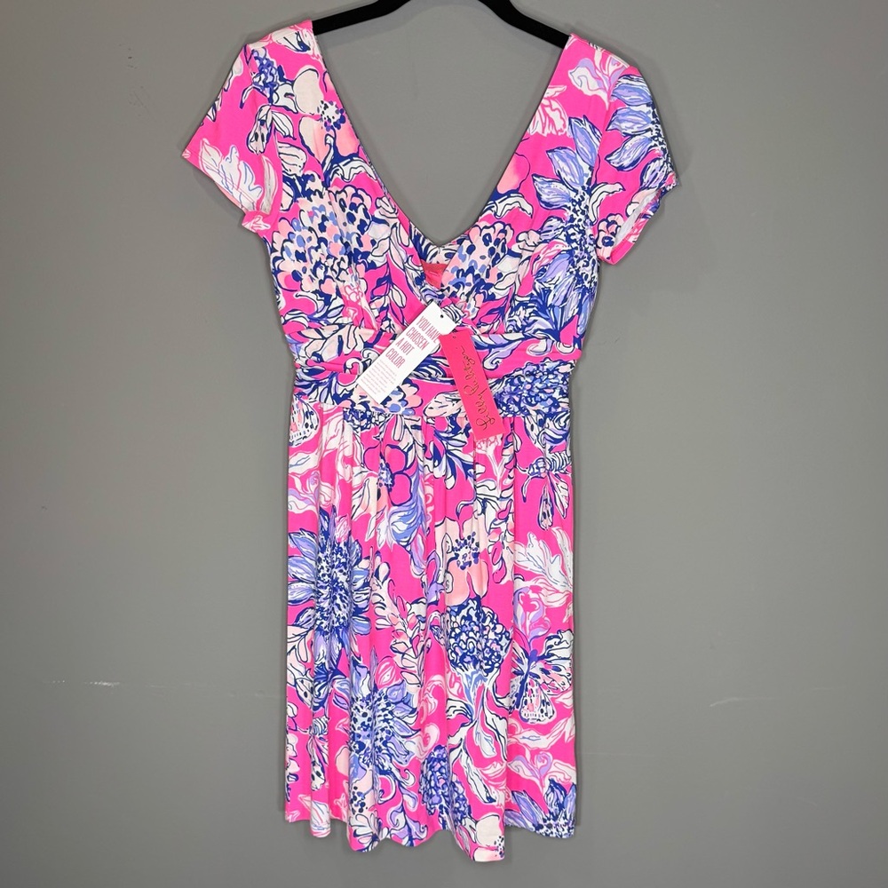 NWT Lilly Pulitzer Winslow Dress Pink Tropics Sun Drenched Size Small, S - Picture 12 of 13